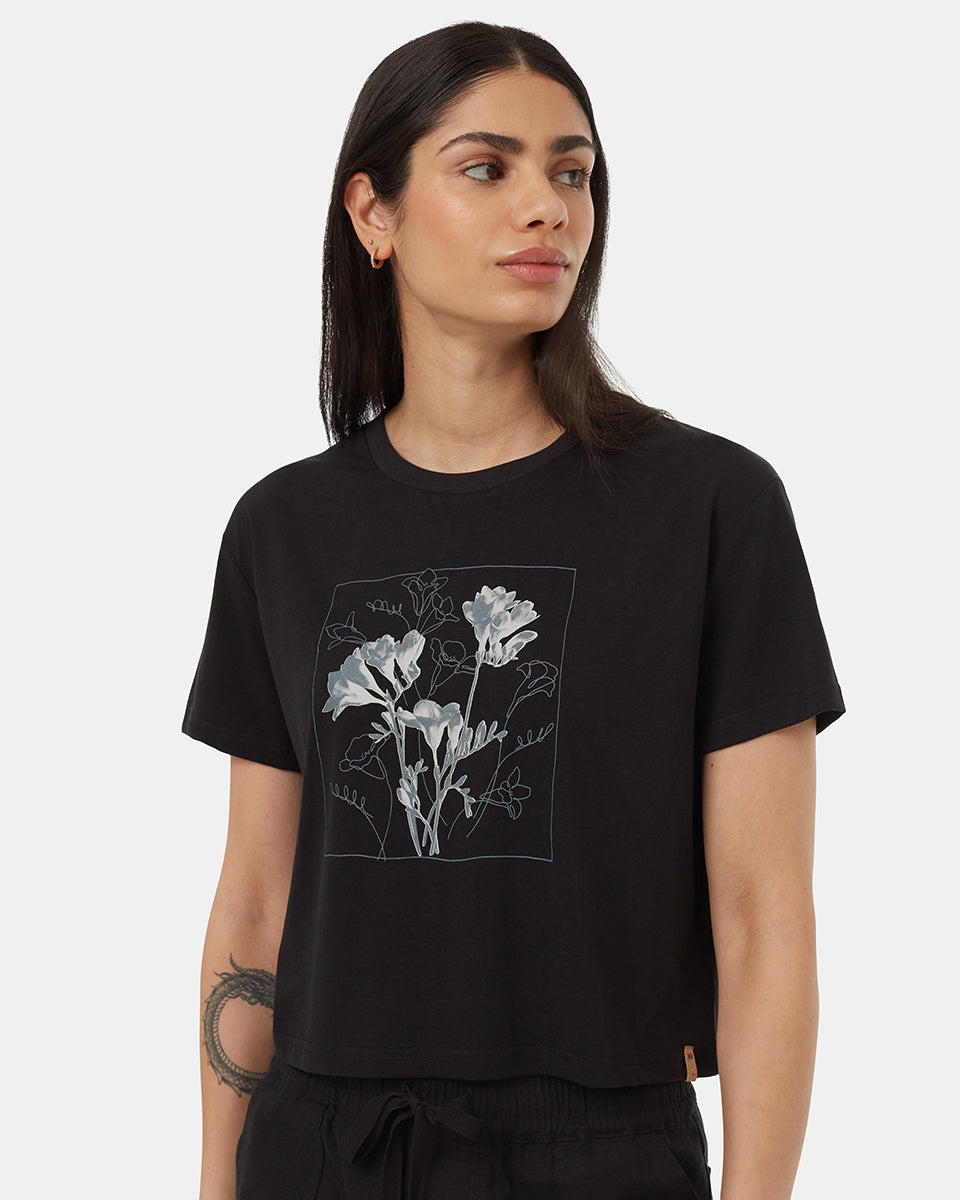 Floral Crop T-Shirt - Image 4