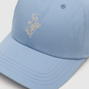 Alternative view of Flower Embroidery Peak Hat