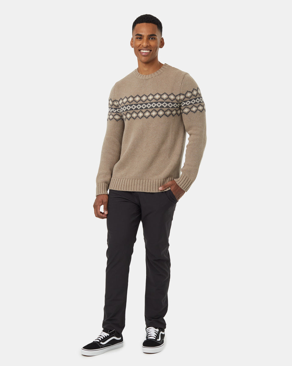 Highline Intarsia Crew Sweater - Image 2