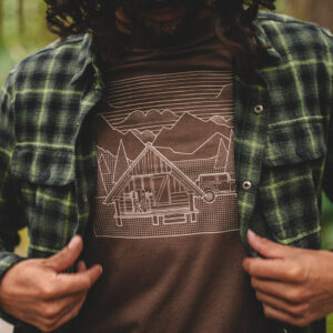 Alternative view of Front Country Cabin T-Shirt