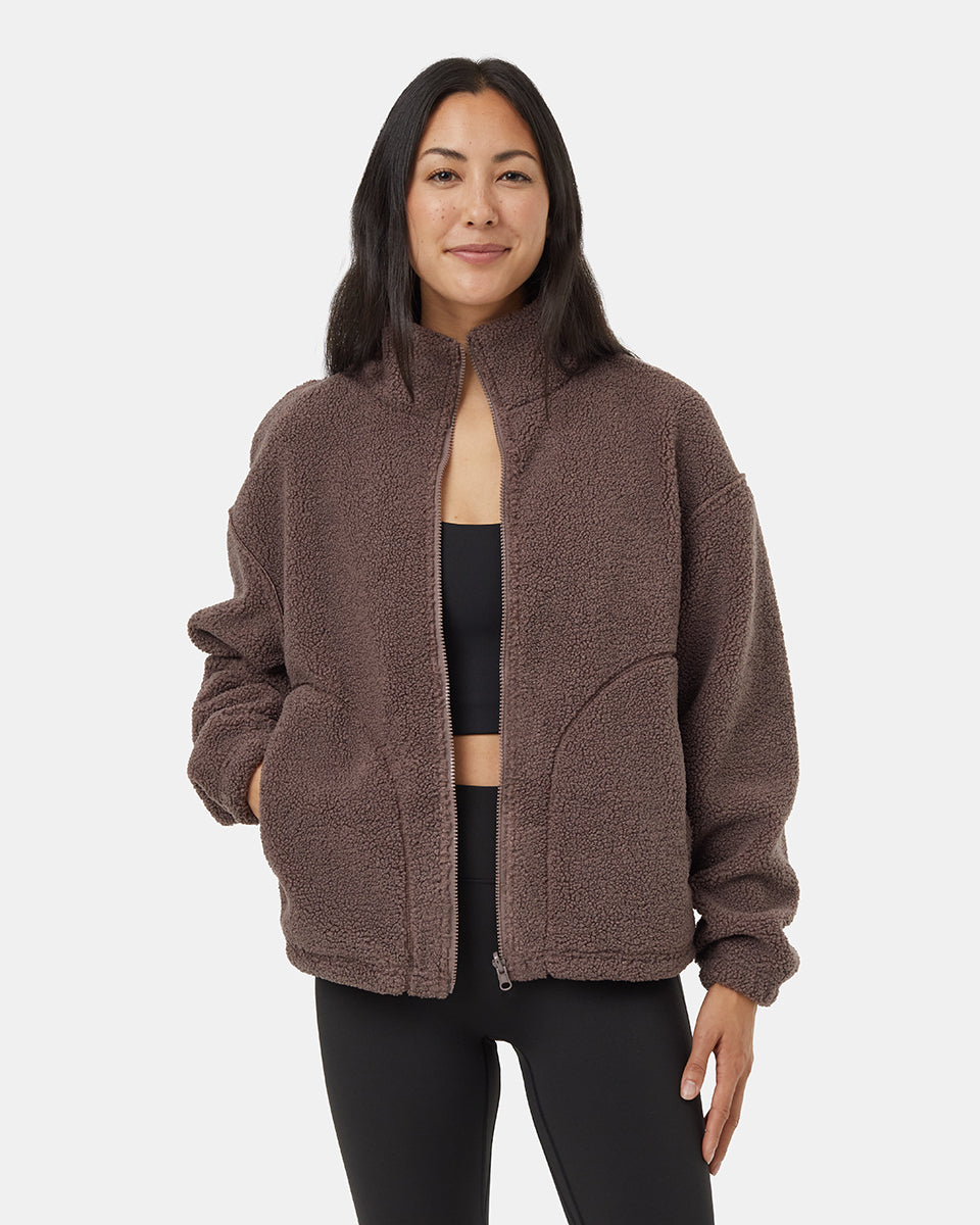 Recycled Boucle Reversible Full Zip - Image 6