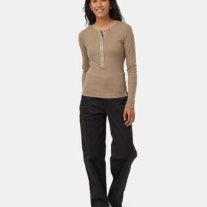 Alternative view of Rib Snap Placket Henley