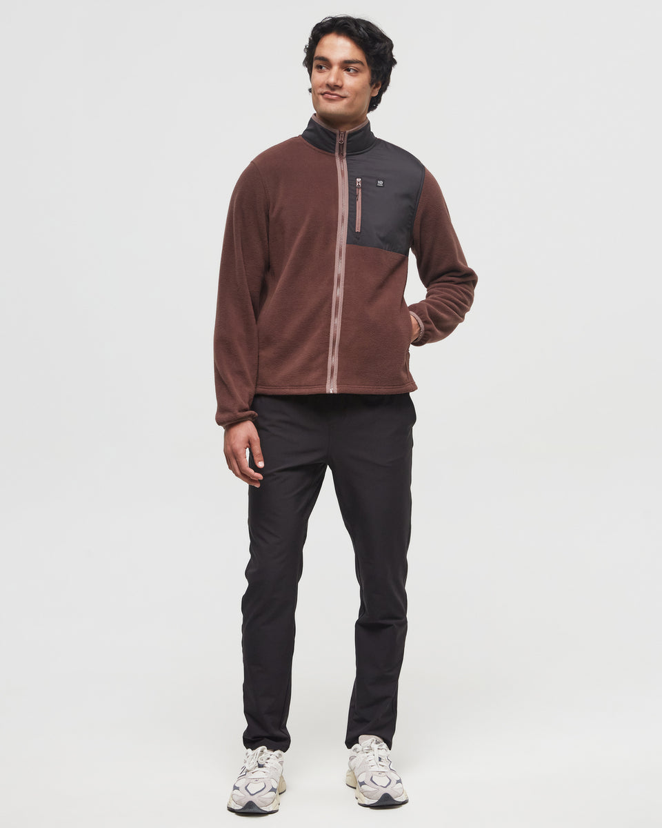 Recycled MicroFleece Contrast Full Zip - Image 2