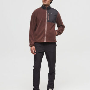 Alternative view of Recycled MicroFleece Contrast Full Zip