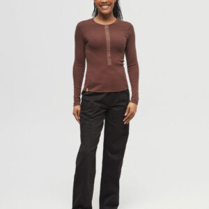 Alternative view of Rib Snap Placket Henley