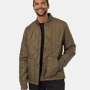 Diamond Padded Bomber Jacket