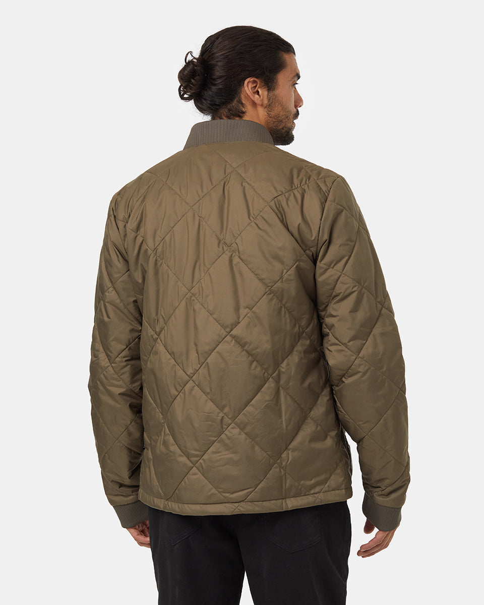 Diamond Padded Bomber Jacket - Image 2