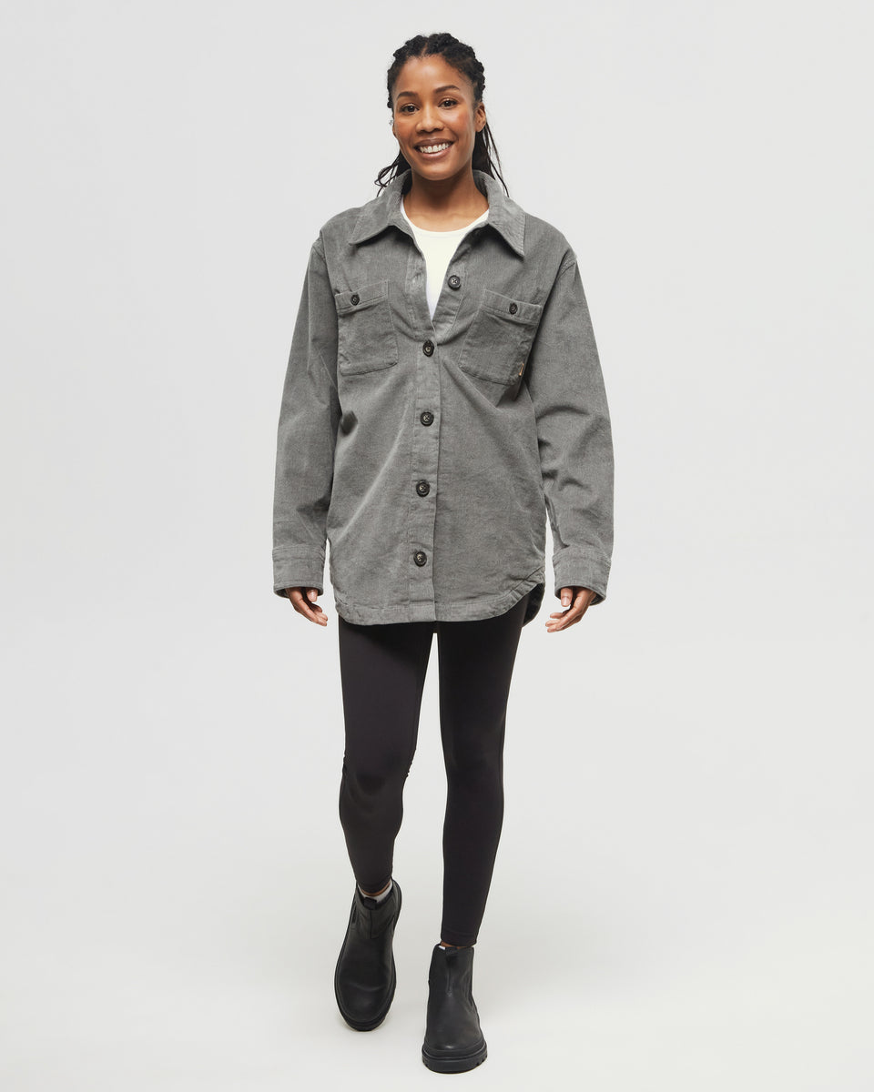 EcoStretch Corduroy Overshirt