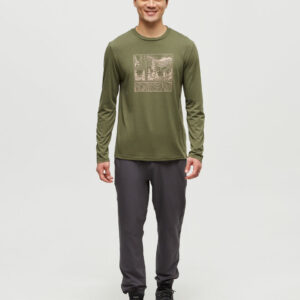 Alternative view of Topography Stamp Longsleeve