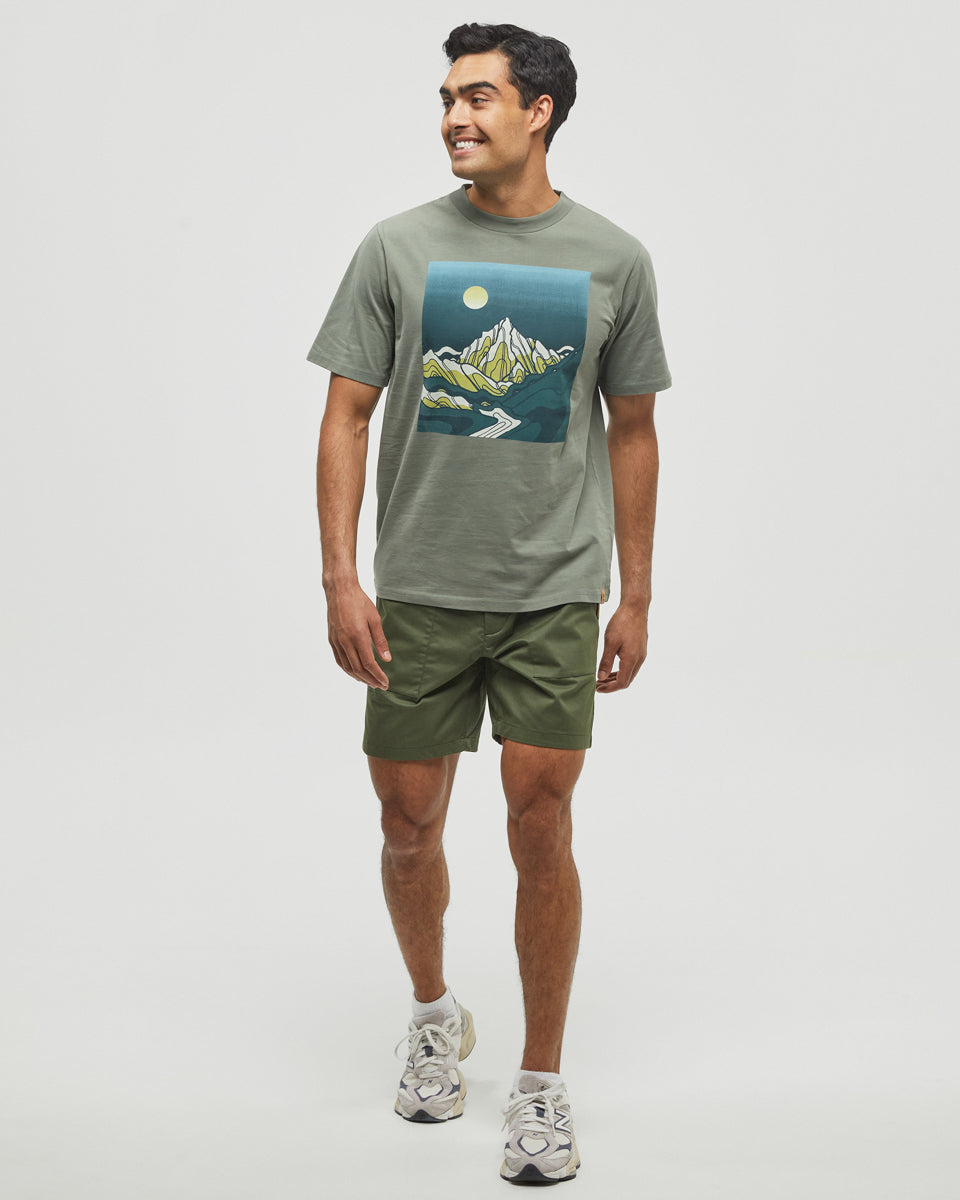 Emerald Edge Relaxed T-Shirt - Image 2