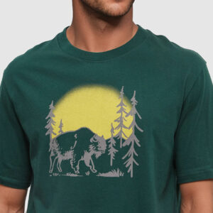 Alternative view of Regenerative Boreal Bison T-Shirt