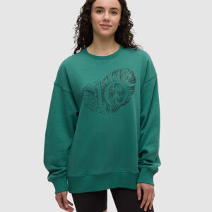 Amazon Greenery Relaxed Logo Crew