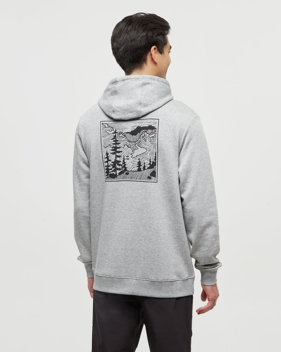 Etched Mountain Hoodie