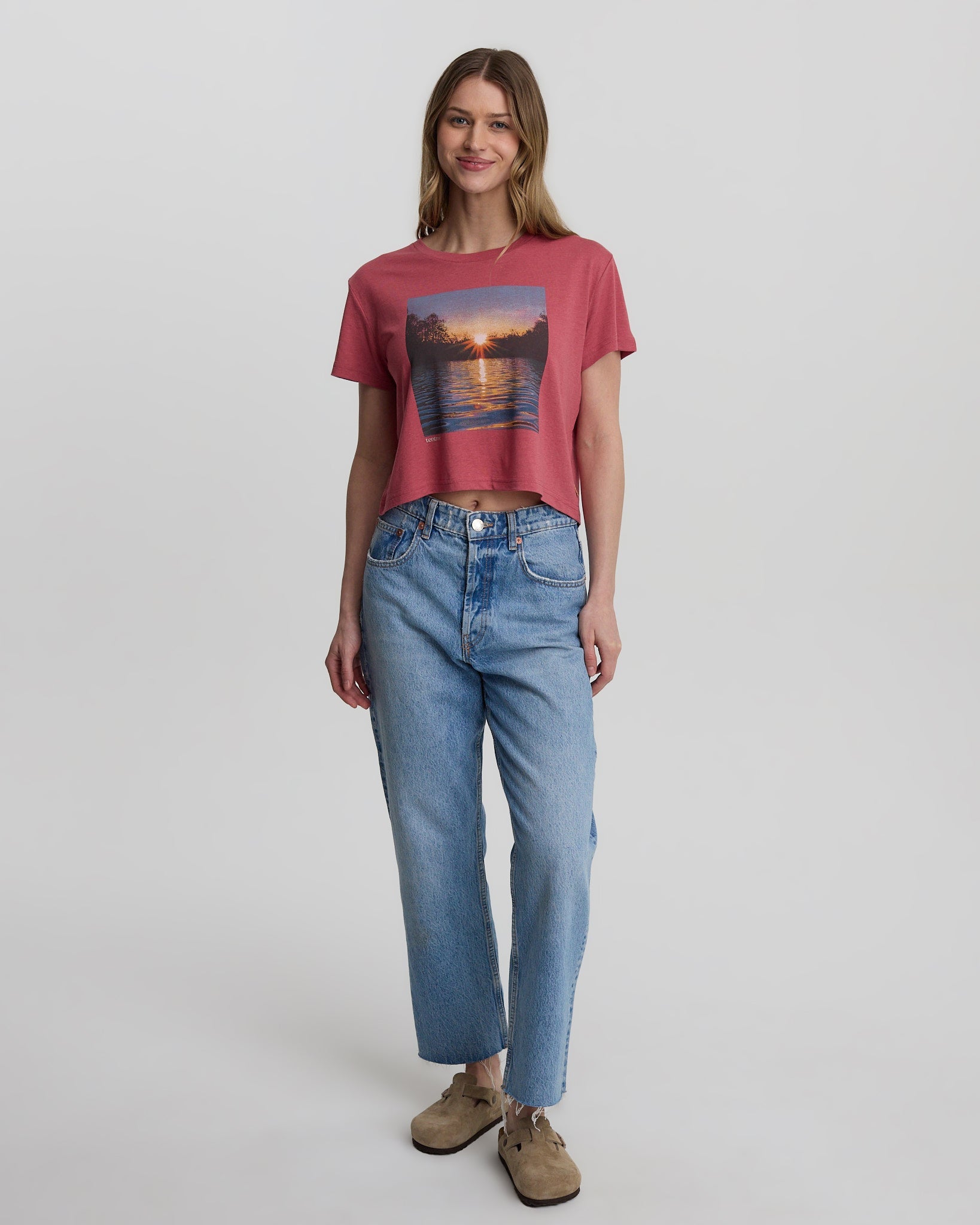 Lake View Crop T-Shirt - Image 2