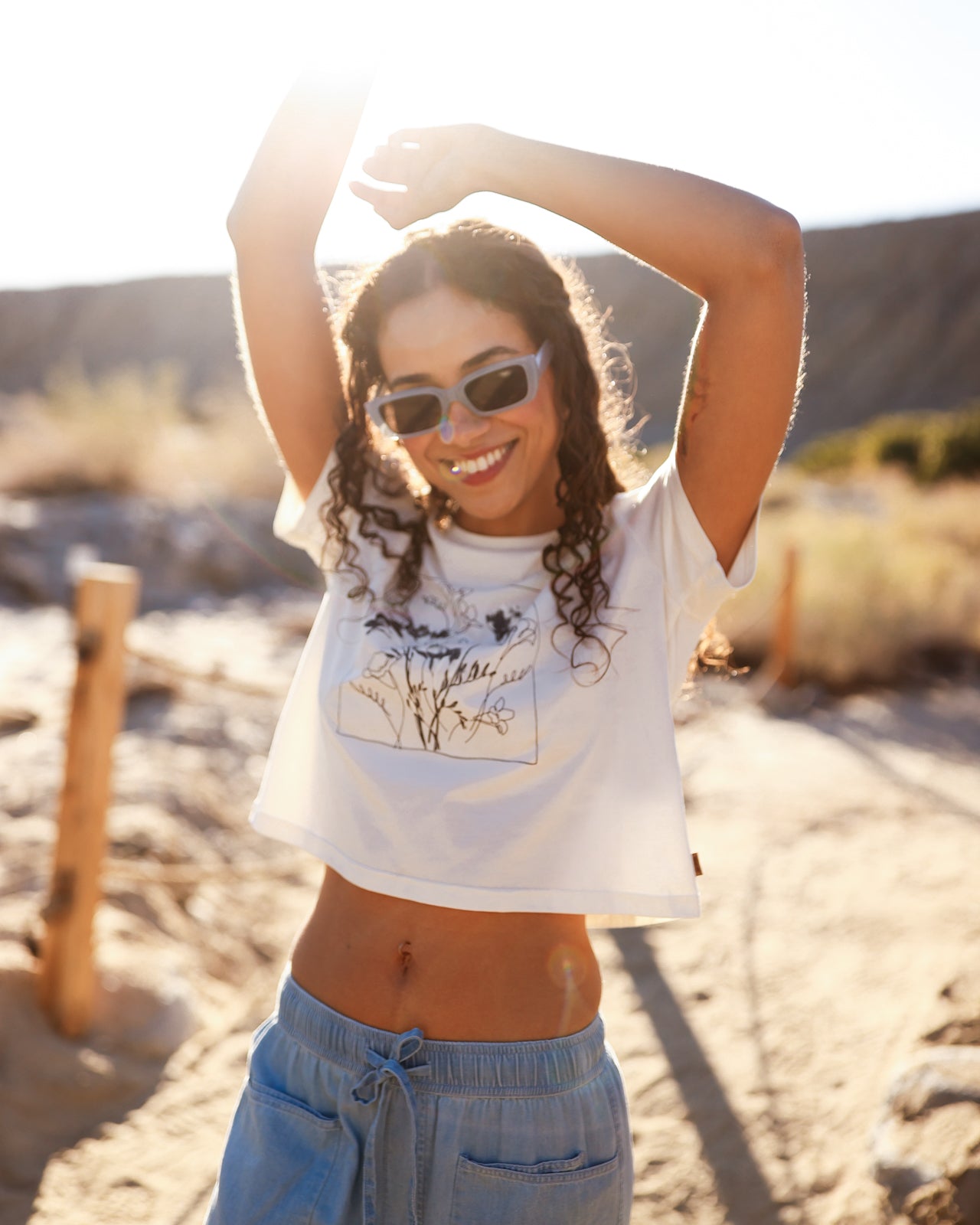 Floral Crop T-Shirt - Image 5