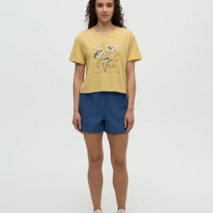Alternative view of Floral Crop T-Shirt