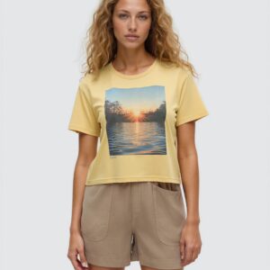 Lake View Crop T-Shirt